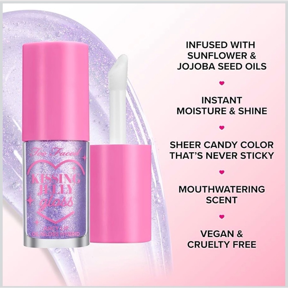 Too Faced Kissing Jelly Gloss - Ltd.Edition⭐️Sweet Taffy